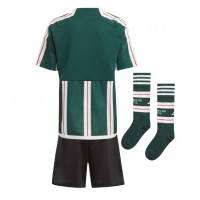 Camiseta Manchester United Segunda Equipación Replica 2023-24 para niños mangas cortas (+ Pantalones cortos)
